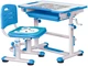Комплект Evo-kids BD-08 BL стіл + стілець Білий/блакитний - зображення 1