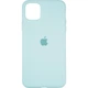 Чехол Fiji Silicone Case для Apple iPhone 12 Pro бампер накладка Full Soft Ice Sea Blue - изображение 2