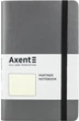 Нотатник Axent Partner Soft 125х195 мм у крапку 96 аркушів Сірий (8310-15-A) - зображення 1