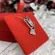 Кулон из серебра с куб. циркониями 859097 - изображение 6