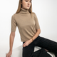 Кофта RI collection з горлом та коротким рукавом S Кемел - изображение 1