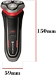 Бритва роторная Remington R5000 STYLE SERIES, 50 мин, плавающая головка, LED, водостойкая, черный (R5000) - зображення 4