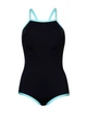 Купальник спортивний Marc&Andre цілісний 36 чорний з бірюзовим Sport Collection (SP1902-X-141) - зображення 3