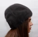 Шапка норковая Меховой Стиль Подковка 54-60 Графитовый (054/C) - изображение 2