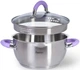 Кастрюля Fissman Annette 4.7л из нержавеющей стали с крышкой-дуршлагом - изображение 2