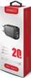 Адаптер мережевий Intaleo TCGQPD220 1Type-C 1USB 3A Black (1283126509995) - зображення 4