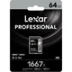 Карта памяти Lexar 64GB SDHC class 10 UHS-II 1667x (LSD64GCB1667) - изображение 3