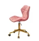 Стул офисный на золотой хрестовине Onder Mebli TORINO Б-Т ТЕРРАКОТ В-1018 GD - MODERN OFFICE - изображение 3