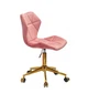 Стул офисный на золотой хрестовине Onder Mebli TORINO Б-Т ТЕРРАКОТ В-1018 GD - MODERN OFFICE - изображение 4