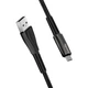 Дата кабель USB 2.0 AM to Type-C 1.0m zinc alloy + led black ColorWay (CW-CBUC035-BK) - изображение 5