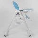 Стульчик для кормления Toti W-48406 мягкий PU, мягкий вкладыш, 4 колеса, съемный столик, в коробке - зображення 3