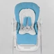 Стульчик для кормления Toti W-48406 мягкий PU, мягкий вкладыш, 4 колеса, съемный столик, в коробке - зображення 7