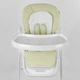 Стульчик для кормления Toti W-56077 мягкий PU, мягкий вкладыш, 4 колеса, съемный столик, в коробке - изображение 6
