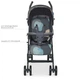 Коляска детская прогулочная BAMBI M 4244 Gray Blue трость, угол наклона 108°-140° (M 4244 Gray Blue) - изображение 2
