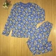 Пижама (футболка с длинным рукавом + штаны ) ТР 134 см 8-9 лет Синяя 472 - изображение 1