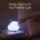 Нічник дитячий Baseus Cute Series Doggie Silicone Night Light White (DGAM-B02) - зображення 8