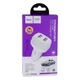 Авто Зарядное Устройство Hoco Z36 Lightning 2USB Цвет Белый - изображение 2
