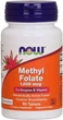 Дієтична добавка Now Foods Метил Фолат B9 1000 мкг 90 таблеток (733739004918) - зображення 1
