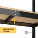 Стелаж металевий ХАРДІ-ПРО-23121 ЧОРНИЙ 300х130х70 см 7 полиць із ДСП з навантаженням 250 кг на полицю (Стелаж металевий, модульний, поличний, збірний; для дому, офісу, комори, гаража, магазину, складу) - зображення 14
