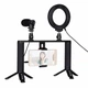 Набор блогера Puluz 4in1 (ring light, mount, phone holder, microphone) (PKT3028) - изображение 1