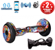 Гіроборд TaoTao Smart Balance 10.5" (Фіолетовий хіп хоп) 2021 Самобаланс, сумка, колонка, додаток - зображення 1
