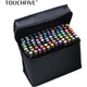 Набор двухсторонних маркеров Touchfive 60 шт двухсторонние маркеры разной толщины и формы - изображение 5
