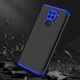 Чехол GKK 360 для Xiaomi Redmi Note 9 бампер противоударный Black-Blue - изображение 4
