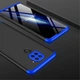 Чехол GKK 360 для Xiaomi Redmi Note 9 бампер противоударный Black-Blue - изображение 3