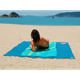 Пляжная подстилка Beach Mat, покрывало анти-песок 200 x 150 см из мягкого ПВХ синий (AVE-6629911) - изображение 1
