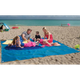 Пляжная подстилка Beach Mat, покрывало анти-песок 200 x 150 см из мягкого ПВХ синий (AVE-6629911) - изображение 2