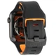 UAG Civilian Silicone Watch Strap для Apple Watch 38/40/41mm (OEM) - black/orange - зображення 5