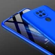 Чехол GKK 360 для Xiaomi Redmi Note 9 бампер противоударный Blue - изображение 7