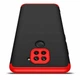 Чохол GKK 360 для Xiaomi Redmi Note 9 бампер протиударний Black-Red - зображення 2