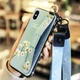 Чехол Lanyard для Iphone XS Max бампер с ремешком Blue - изображение 2