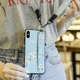 Чехол Lanyard для Iphone XS Max бампер с ремешком Blue - изображение 5