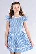 Плаття джинсове підліткове голубі в білий горох Diva 152 см (XS) (378-1) - зображення 1