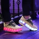 Роликовые кроссовки для девочек с LED подсветкой бежевые с серым на 2-х колесах (LR 1212) 37(24см) - изображение 5
