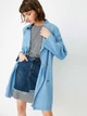Тренч Only 117354527 XS (70384XS) Голубой - изображение 2