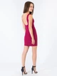 Сукня з круглим вирізом NLY trend NC210617-01 XS (28727XS) Бордовий - зображення 2