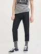 Укороченные брюки из хлопка и льна Jack & Jones 217114503 S (80357S) Синий - изображение 1