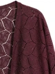 Кружевной кардиган H&M 0317879 XS (72349XS) Бордовый - изображение 2