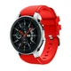 Силиконовый ремешок Watchbands для Samsung Galaxy Watch 46mm Silver / Samsung Gear S3 - красный (WB001RED46) - изображение 1