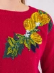 Светр ангоровый Sarah Chole 3751SM5882 XS (34484XS) Бордовий - зображення 3