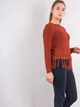Свитер с бахромой Sarah Chole 1778SM5714 L (43399L) Коричневый - изображение 3