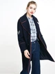 Пальто с оранжевой строчкой Vero Moda 317427510 M (70996M) Синий - изображение 2