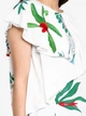 Блуза с тропическим принтом Desigual 75B23A6 L (79354L) Белый - изображение 2