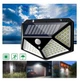 Уличный светодиодный фонарь с датчиком движения на солнечной батарее Solar Motion 100 LED Черный 3 режима работы - изображение 4