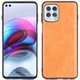 Защитный чехол UniCase Leather Series для Motorola Moto G100 - Yellow - изображение 1