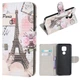 Чохол-книжка Deexe Color Wallet для Motorola Moto E7 Plus / Moto G9 Play - Eiffel Tower - зображення 1