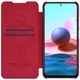 Чохол-книжка NILLKIN Qin Series для Xiaomi Redmi Note 10 5G / Poco M3 Pro - Red - зображення 5